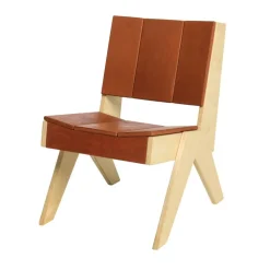 Excellerations® Natural Plywood Lounge Chair