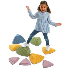 Excellerations® Natural River Stones - Set of 18