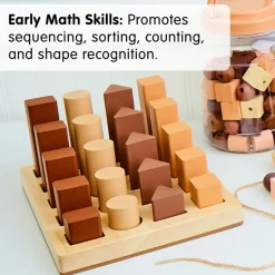 Excellerations® Natural Shape Sequence Blocks - Set of 21