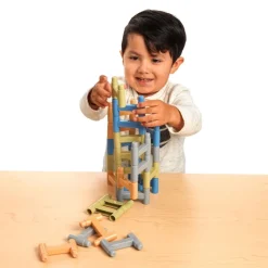 Excellerations® Natural Tones Tower Building Set - 40 Pieces