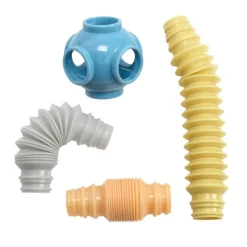 Excellerations® Natural Tones Stretchy Tubes & Connectors - 55 Pieces
