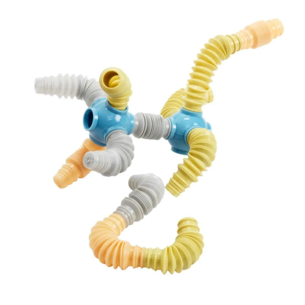 Excellerations® Natural Tones Stretchy Tubes & Connectors - 55 Pieces