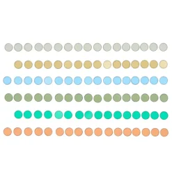 Excellerations® NatureForce™ Translucent Metal Edged Chips for Magnets - 100 Pieces
