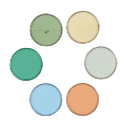 Excellerations® NatureForce™ Translucent Metal Edged Chips for Magnets - 100 Pieces