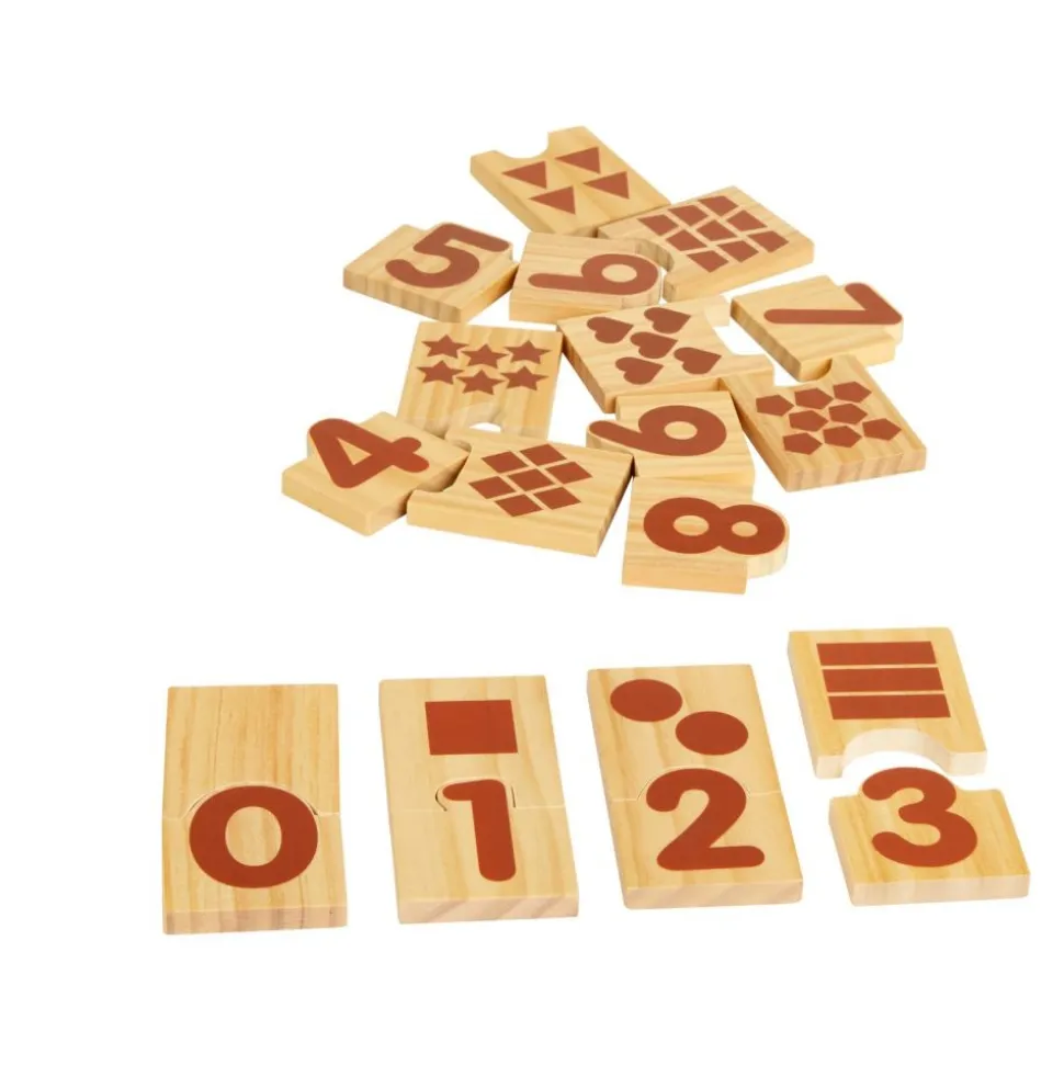 Excellerations® Number Puzzle Blocks - Natural