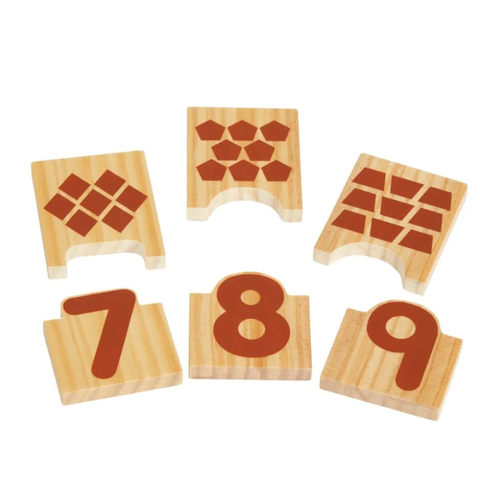 Excellerations® Number Puzzle Blocks - Natural