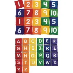 Excellerations® Numbers and Letters Bean Bag - Set of 46