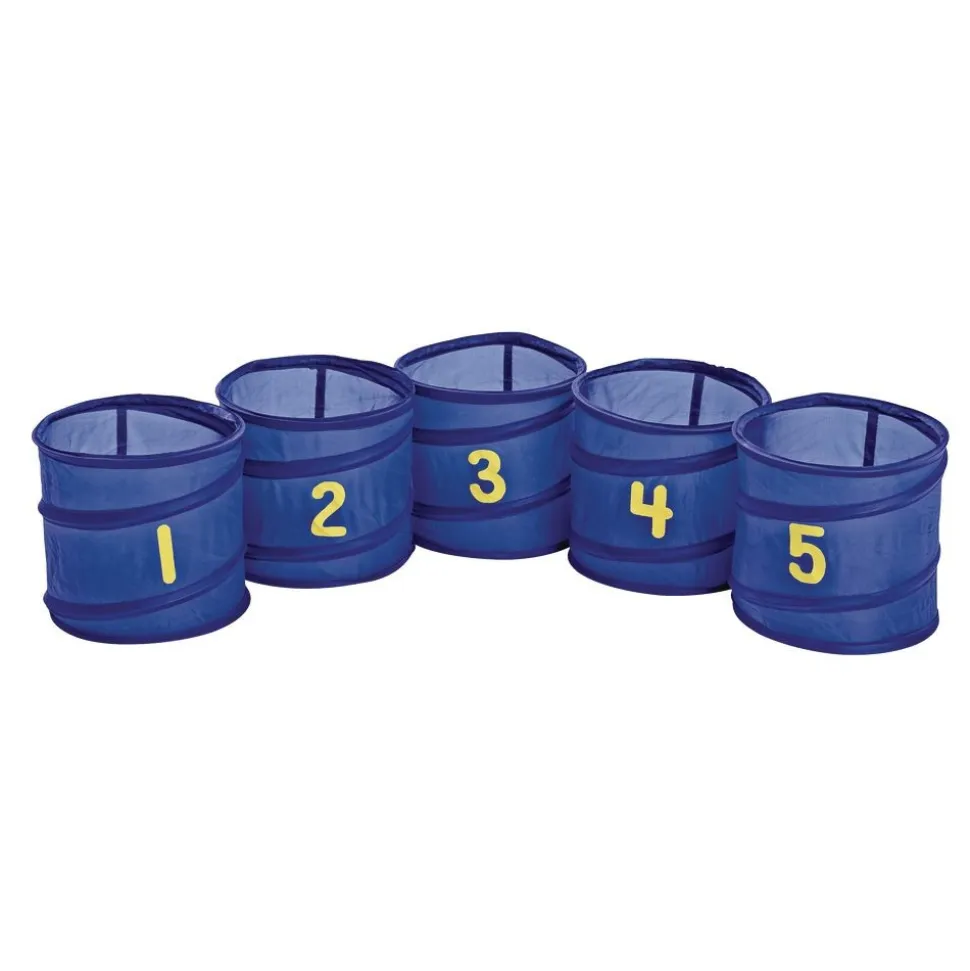 Excellerations® Number Tossing Baskets - Set of 5
