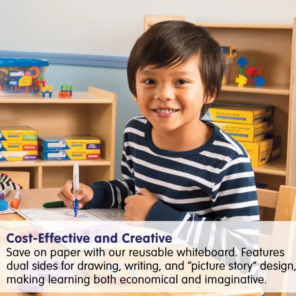 Excellerations® One Reversible Picture Story Whiteboard 12" X 9"