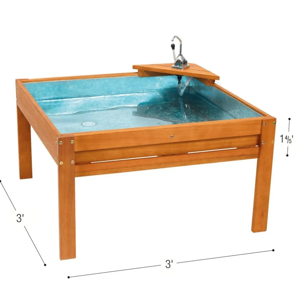 Excellerations® Outdoor Panning Table With Pump