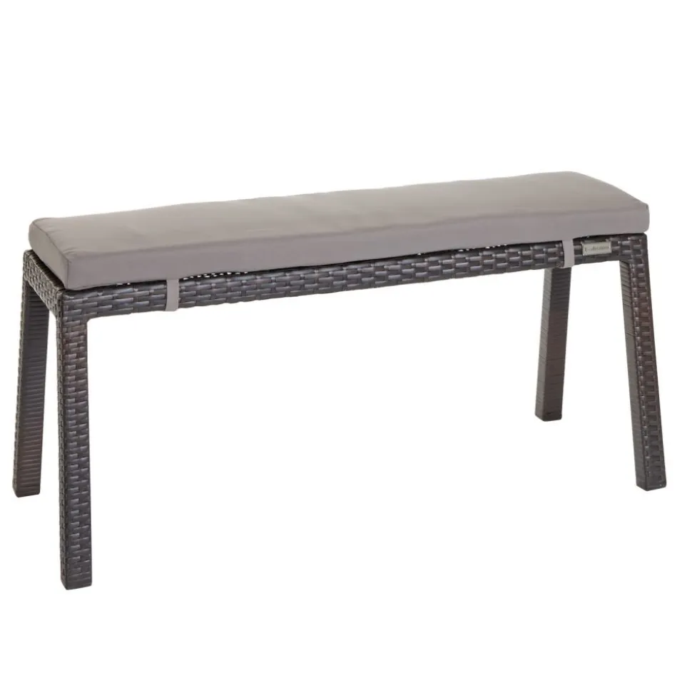 Excellerations® Outdoor Wicker Set - Table, Bench, & 2 Chairs 26" (School Age Height)