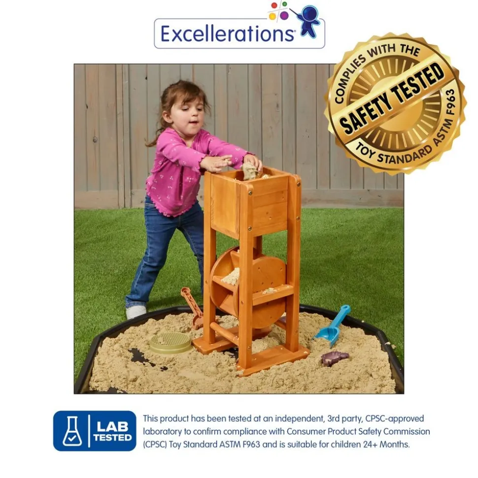 Excellerations® Outdoor Wooden Sand Mill