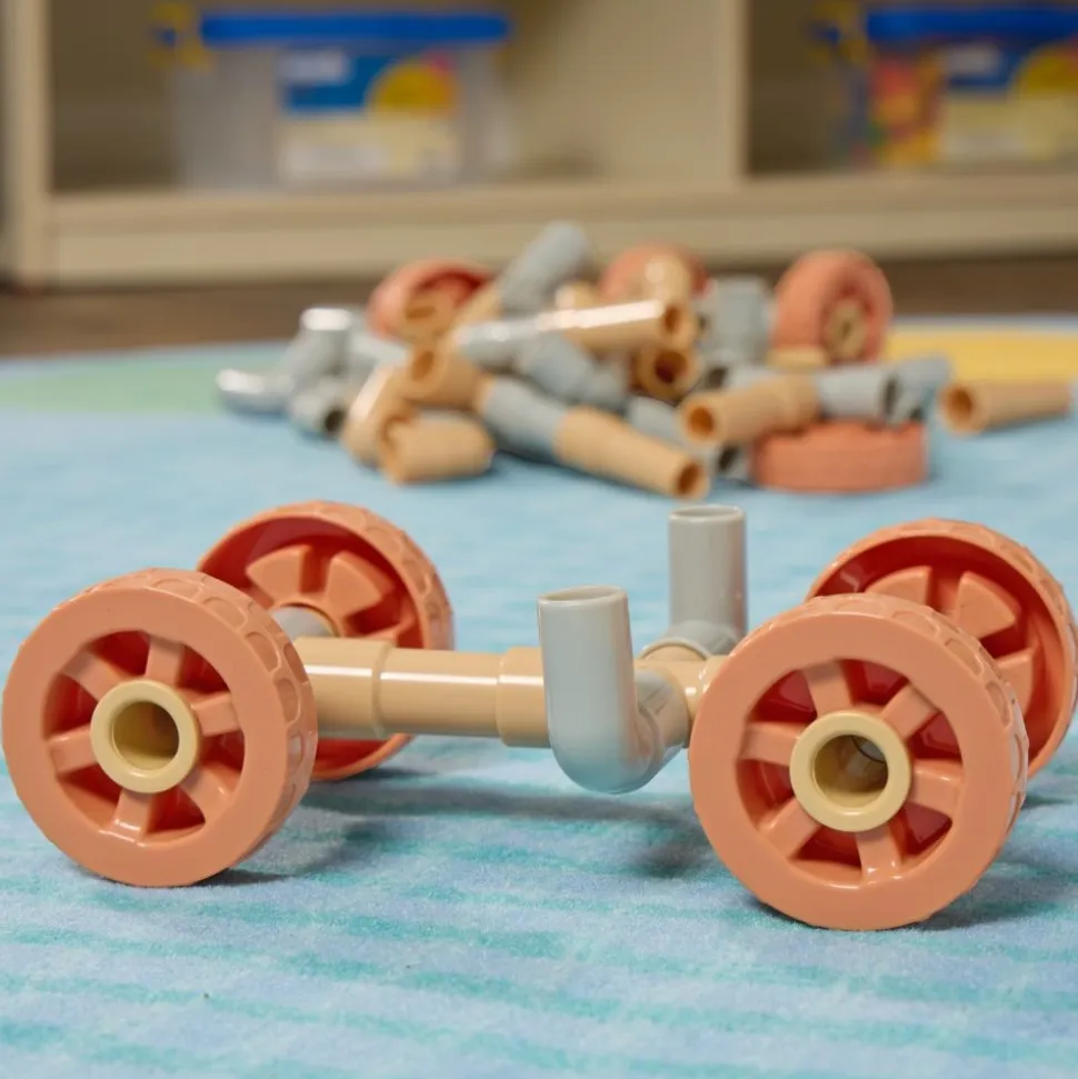 Excellerations® Pipetubes & Wheels Construction Set - 68 Pieces