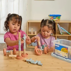 Excellerations® Pipetubes & Wheels Construction Set - 68 Pieces