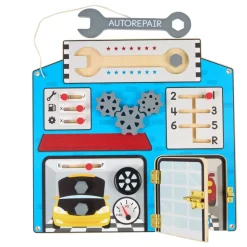 Excellerations® PlayGenius™ Community Helpers Wall Panel Garage
