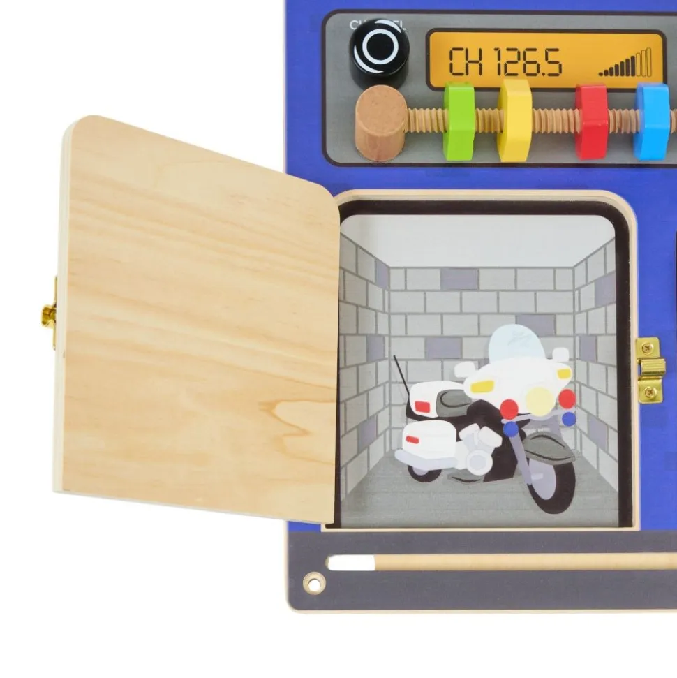 Excellerations® PlayGenius™ Community Helpers Wall Panel Police