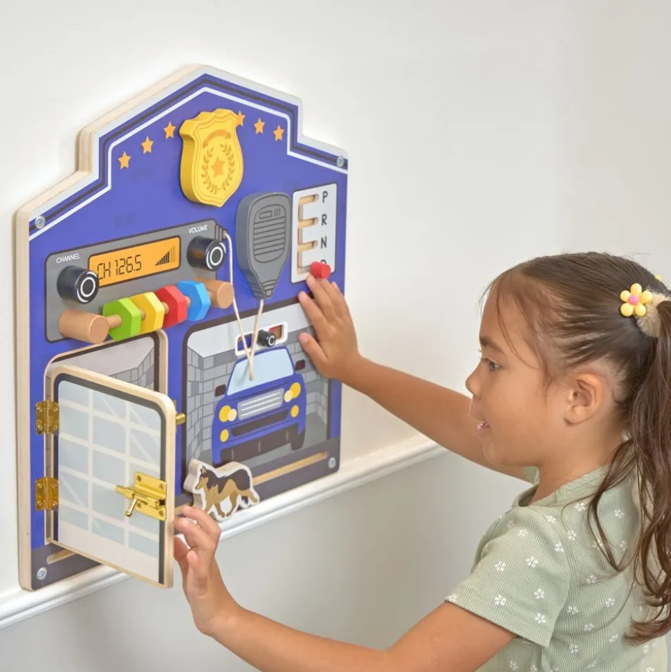 Excellerations® PlayGenius™ Community Helpers Wall Panel Police