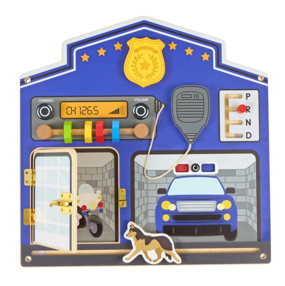 Excellerations® PlayGenius™ Community Helpers Wall Panel Police