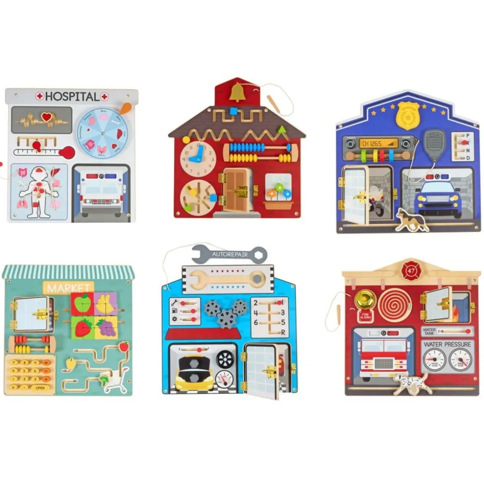Excellerations® PlayGenius™ Community Helpers Wall Panels - Set of 6