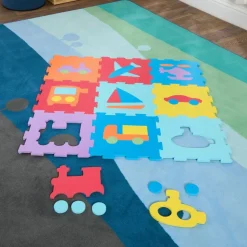 Excellerations® Play Mat: Transportations - Set of 9