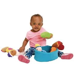 Excellerations® Plush Basket of Sensory Babies - 7 Pieces