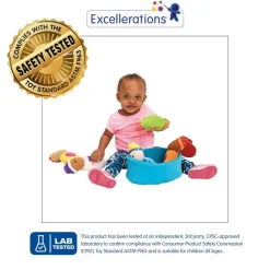 Excellerations® Plush Basket of Sensory Babies - 7 Pieces