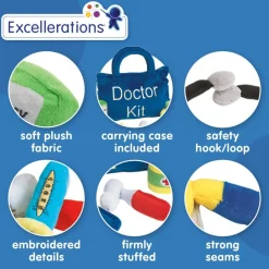 Excellerations® Plush Doctor Kit - 10 Pieces