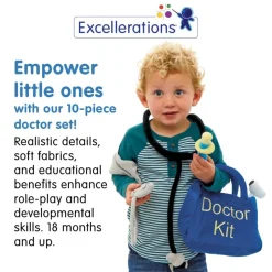 Excellerations® Plush Doctor Kit - 10 Pieces