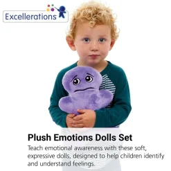 Excellerations® Plush Emotions Dolls - Set of 12