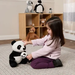 Excellerations® Plush Mama & Baby Panda