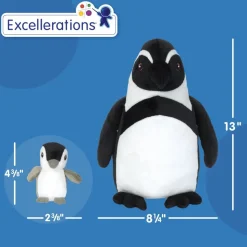 Excellerations® Plush Mama & Baby Penguin