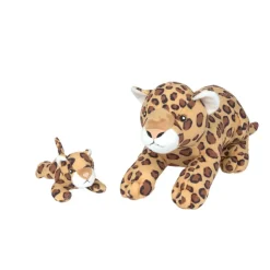 Excellerations® Plush Mama & Baby Leopard