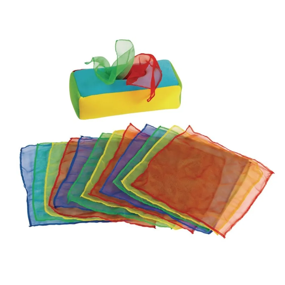 Excellerations® Plush Pull & Play Tissue Box - 12 Scarves