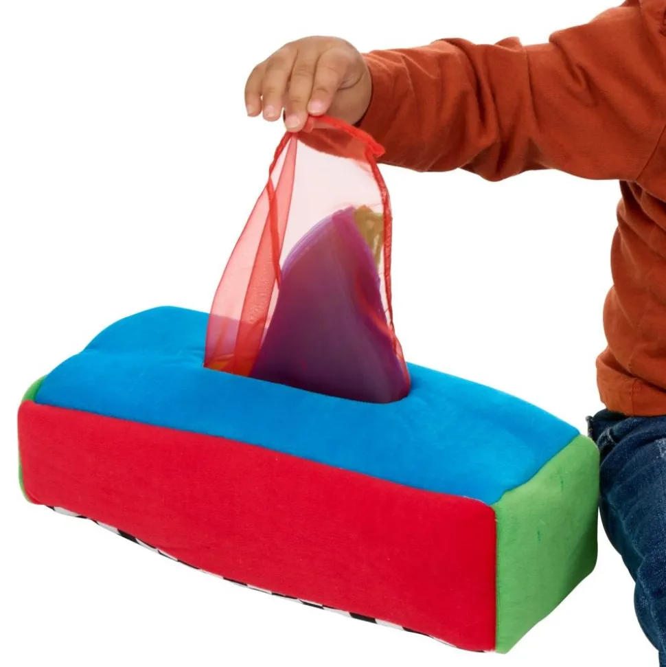 Excellerations® Plush Pull & Play Tissue Box - 12 Scarves