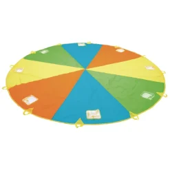 Excellerations® Premium Pocket Parachute - 12' Wide, 12 Handles, 8 Ball Pockets, 8 Photocard Pockets