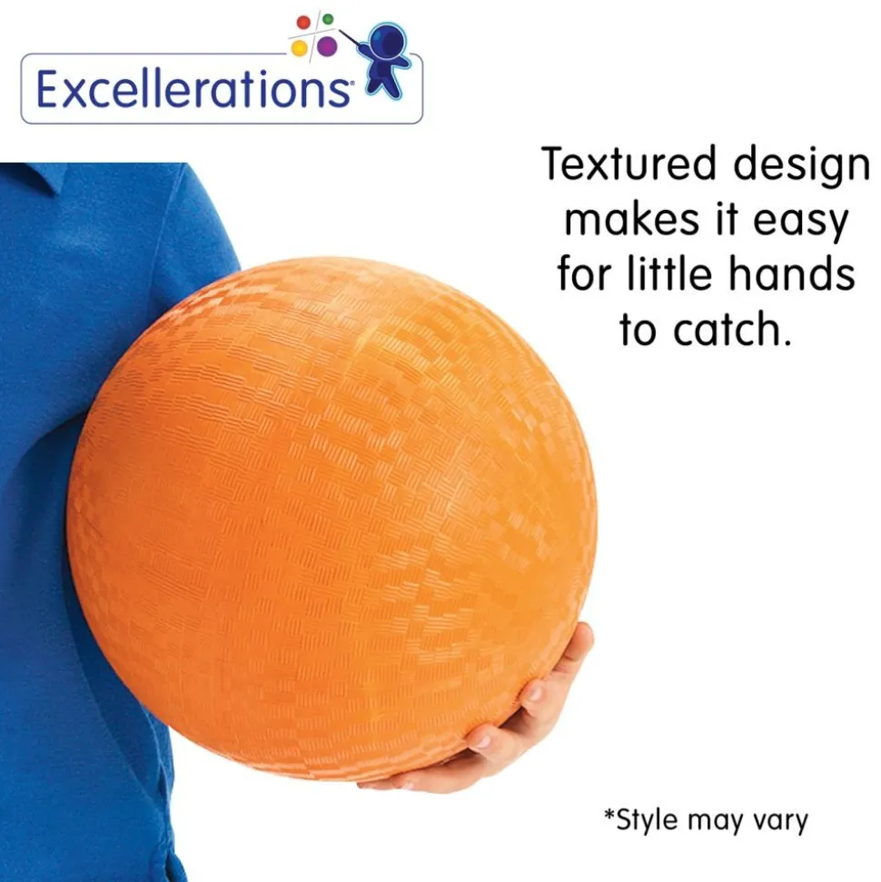 Excellerations® Premium Rubber Playground Balls - Set of 6