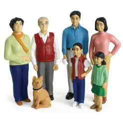 Excellerations® Pretend Play Figures - Extended Asian Family