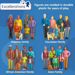 Excellerations® Pretend Play Figures - Set of 28