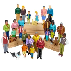 Excellerations® Pretend Play Figures - Set of 28