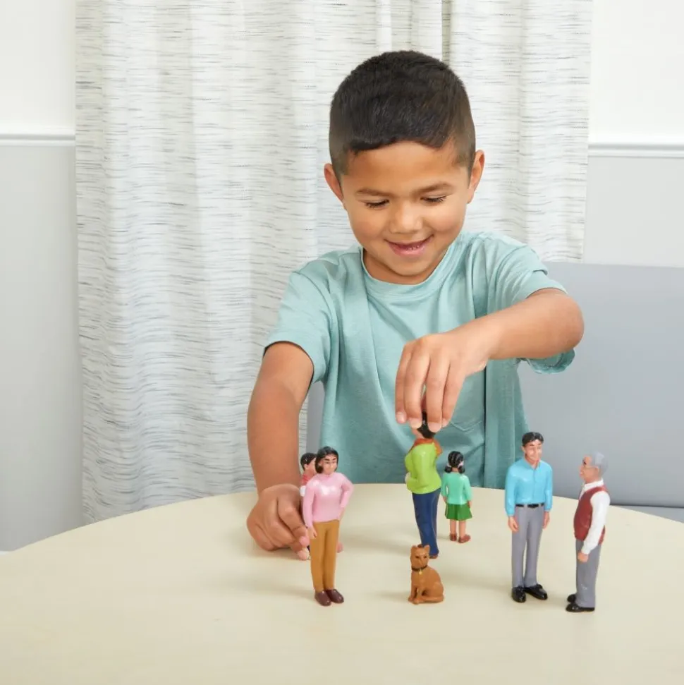 Excellerations® Pretend Play Figures - Extended Hispanic Family