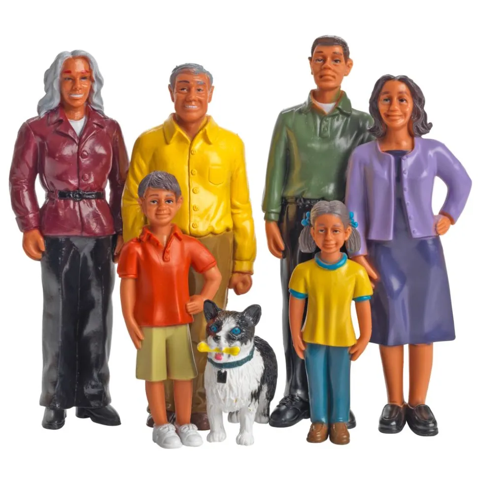 Excellerations® Pretend Play Figures - Extended Hispanic Family