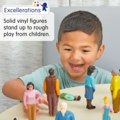 Excellerations® Pretend Play Figures - Extended Caucasian Family