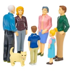 Excellerations® Pretend Play Figures - Extended Caucasian Family