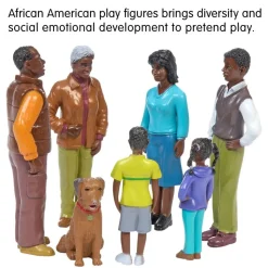 Excellerations® Pretend Play Figures - Extended African-American Family