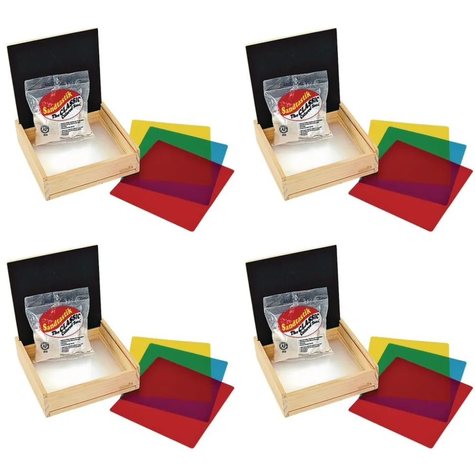 Excellerations® Prewriting Sand & Light Table Tray - Set of 4
