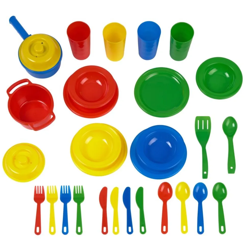 Excellerations® Primary Toddler Dish Set - 30 Pieces