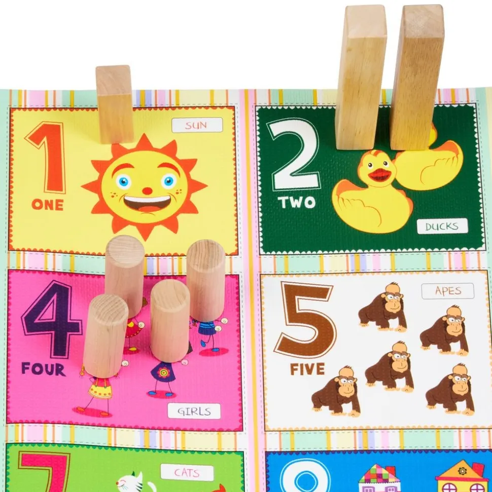 Excellerations® Printed Foam Floor Playmats, Set of 6