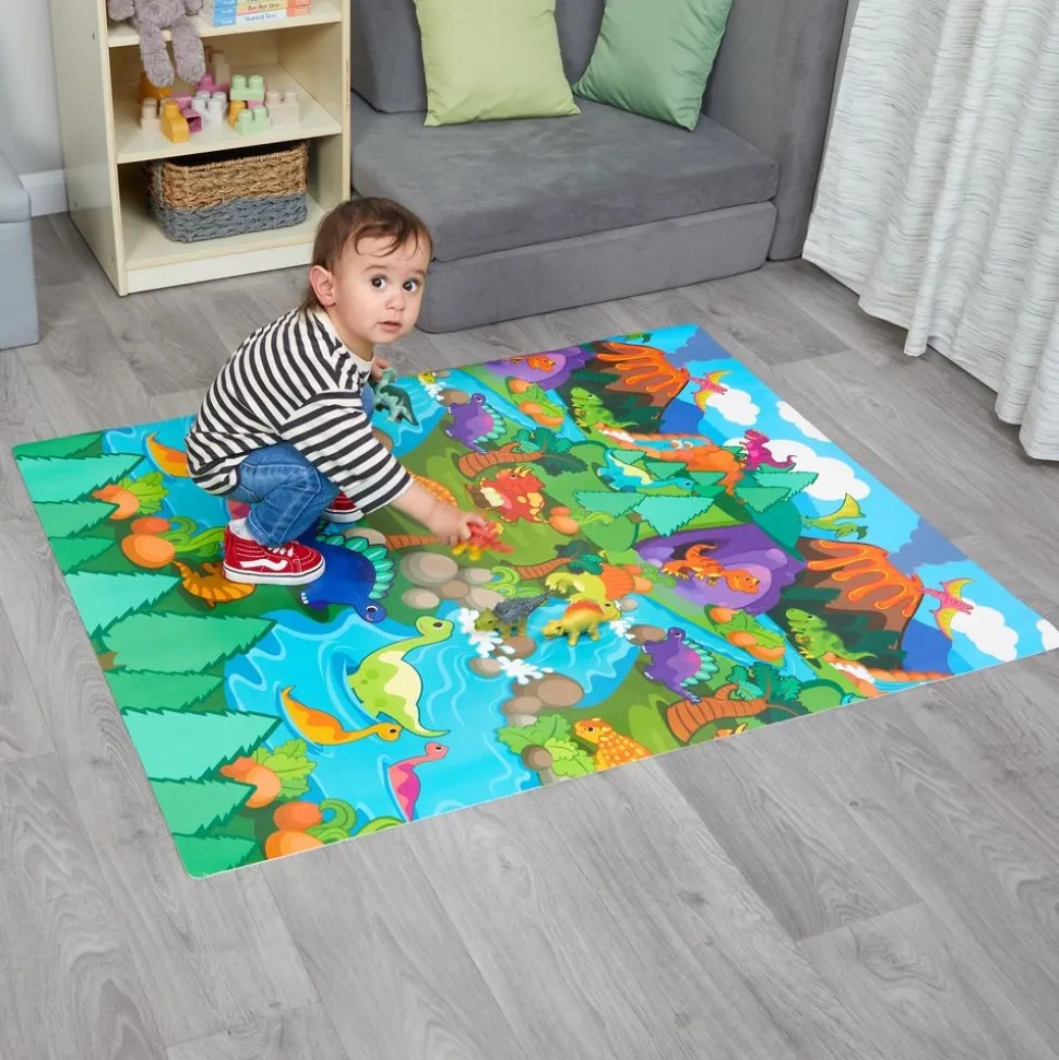 Excellerations® Printed Foam Floor Playmats, Set of 6