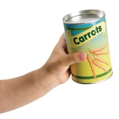 Excellerations® Realistic Tin Can Play Food - Set of 20