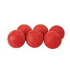 Excellerations® 5" Red Best Quality Rubber Playground Balls - Set of 6